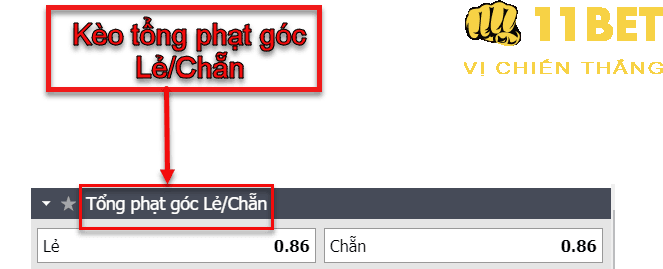 11BET Kèo Lẻ Chẵn tổng Phạt Góc (Odd/Even Corner) là gì? Tip cá cược thắng cao nhất